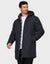 Black Padded Longline Jacket