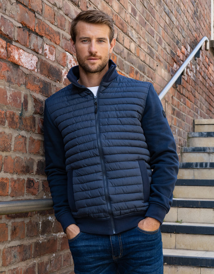 Navy Padded Jacket