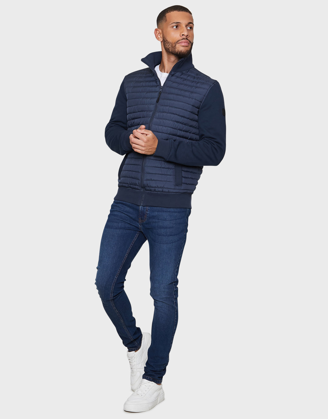 Navy Padded Jacket
