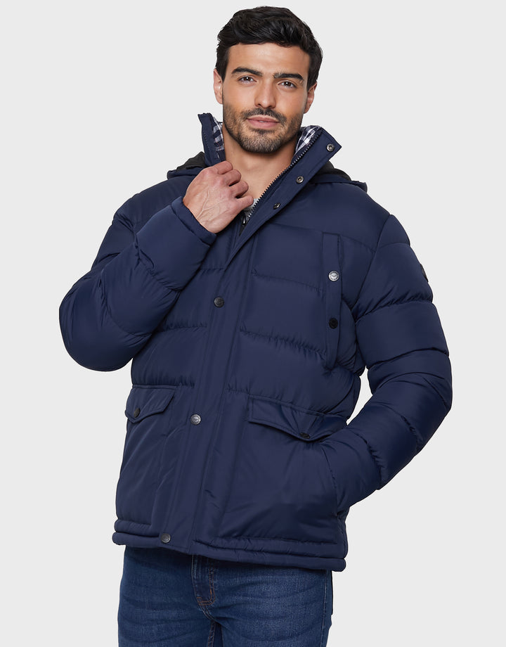Navy Padded Jacket