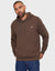 Chocolate Brown Overhead Hoodie
