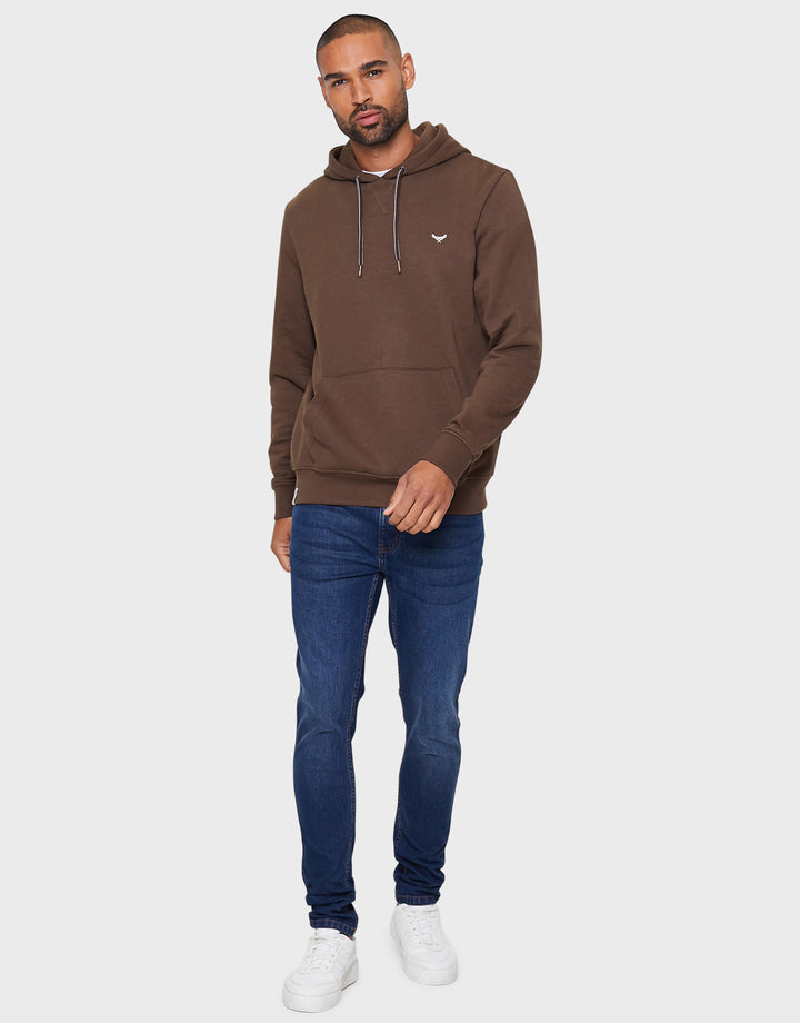 Chocolate Brown Overhead Hoodie