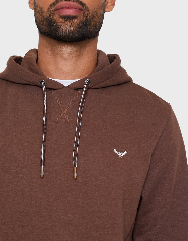 Chocolate Brown Overhead Hoodie