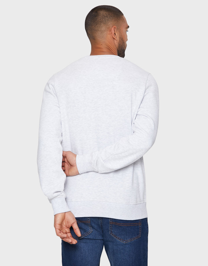 Ecru Marl Crew Neck Sweatshirt