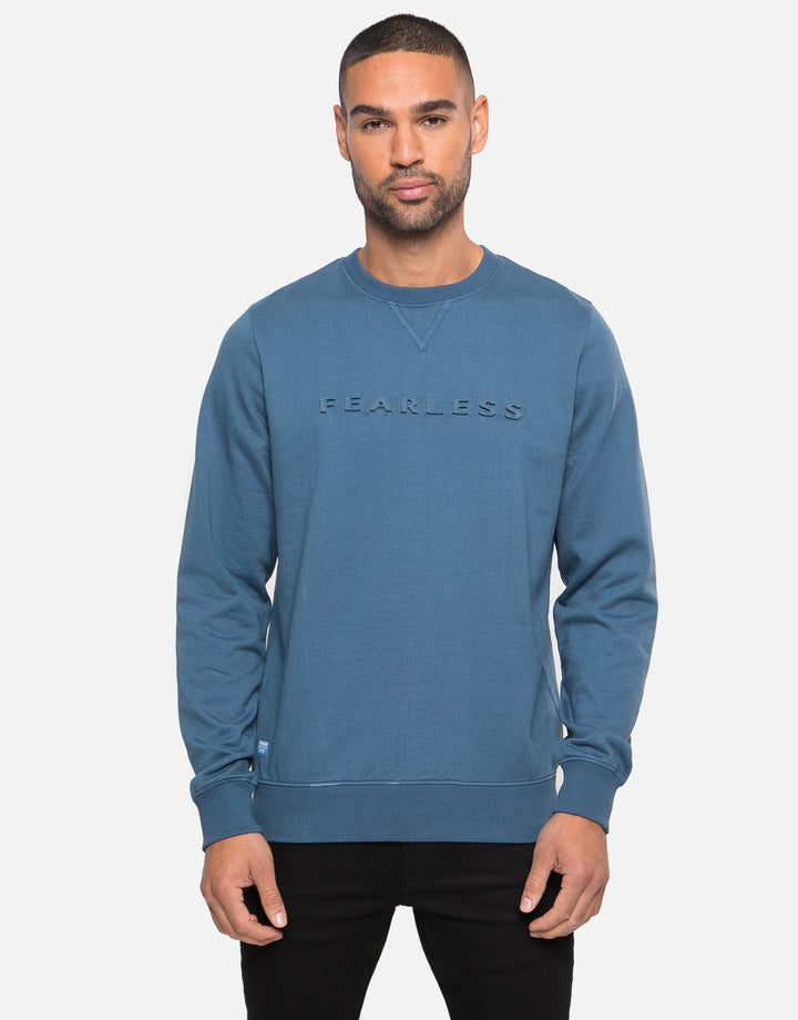 Blue Crew Neck Sweatshirt