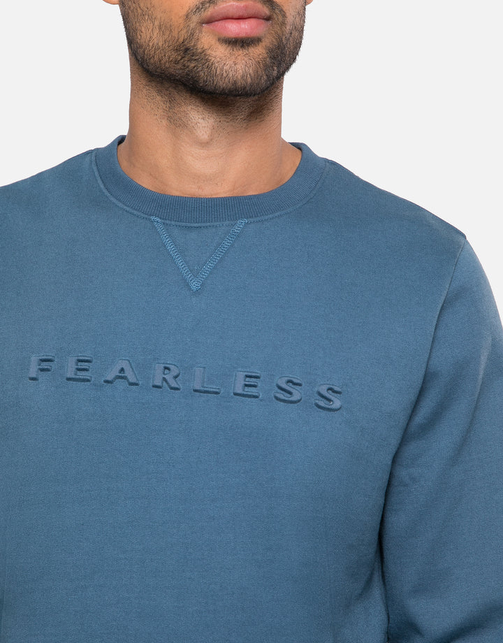 Blue Crew Neck Sweatshirt