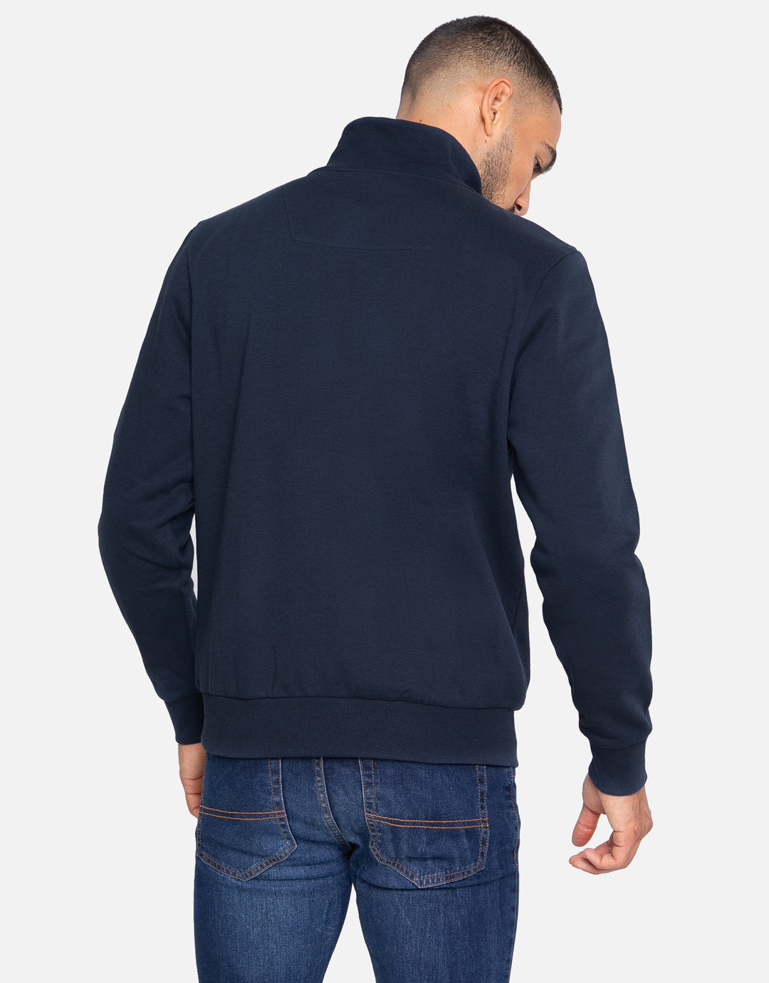 Navy Quarter Zip Sweatshirt