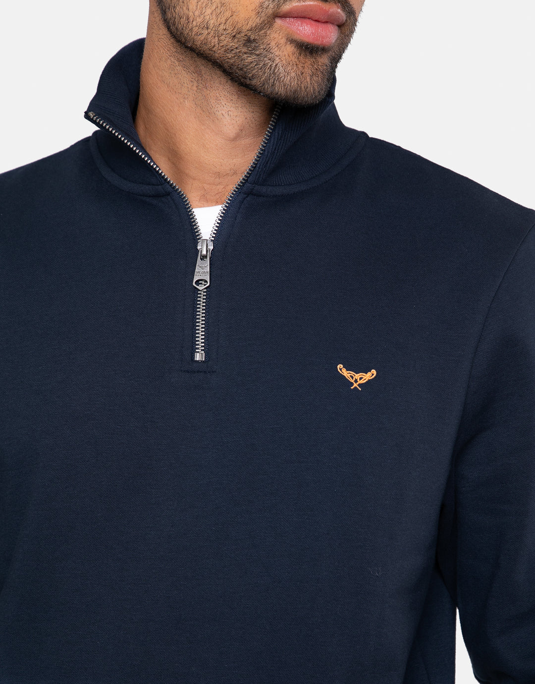Navy Quarter Zip Sweatshirt