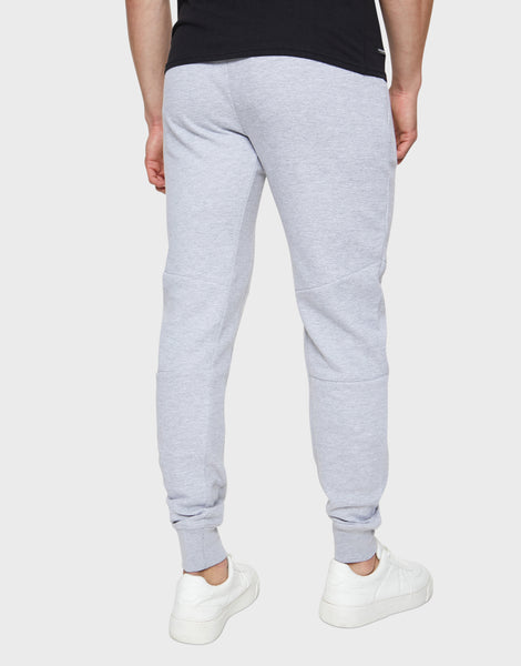 Men's Light Grey Regular Fit Joggers – Threadbare