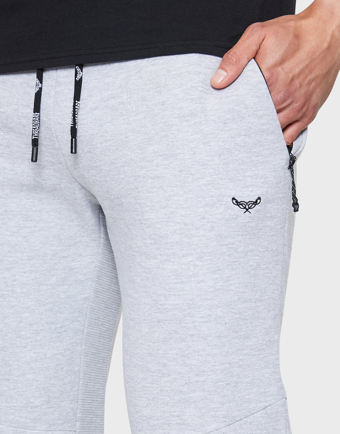 Light Grey Regular Fit Joggers