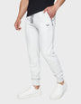 White Regular Fit Joggers