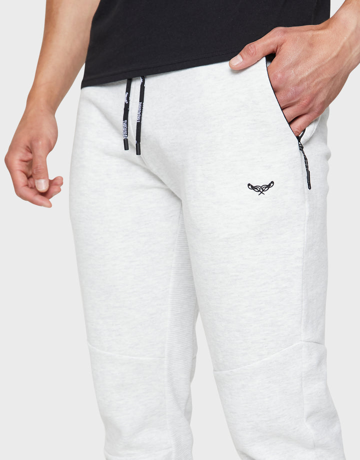White Regular Fit Joggers