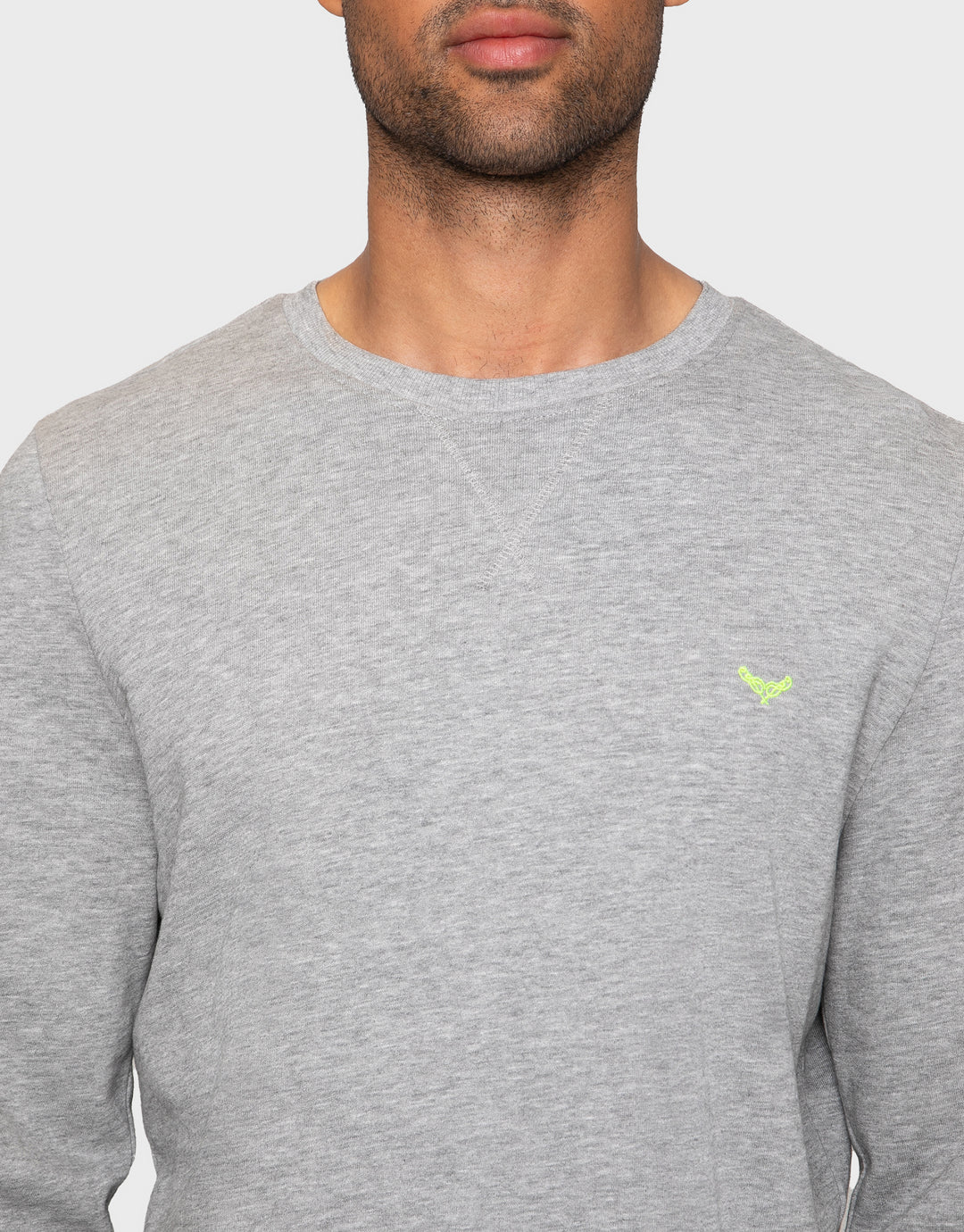 Light Grey Marl Sweatshirt & Jogger Co-ord (2-Piece Set)