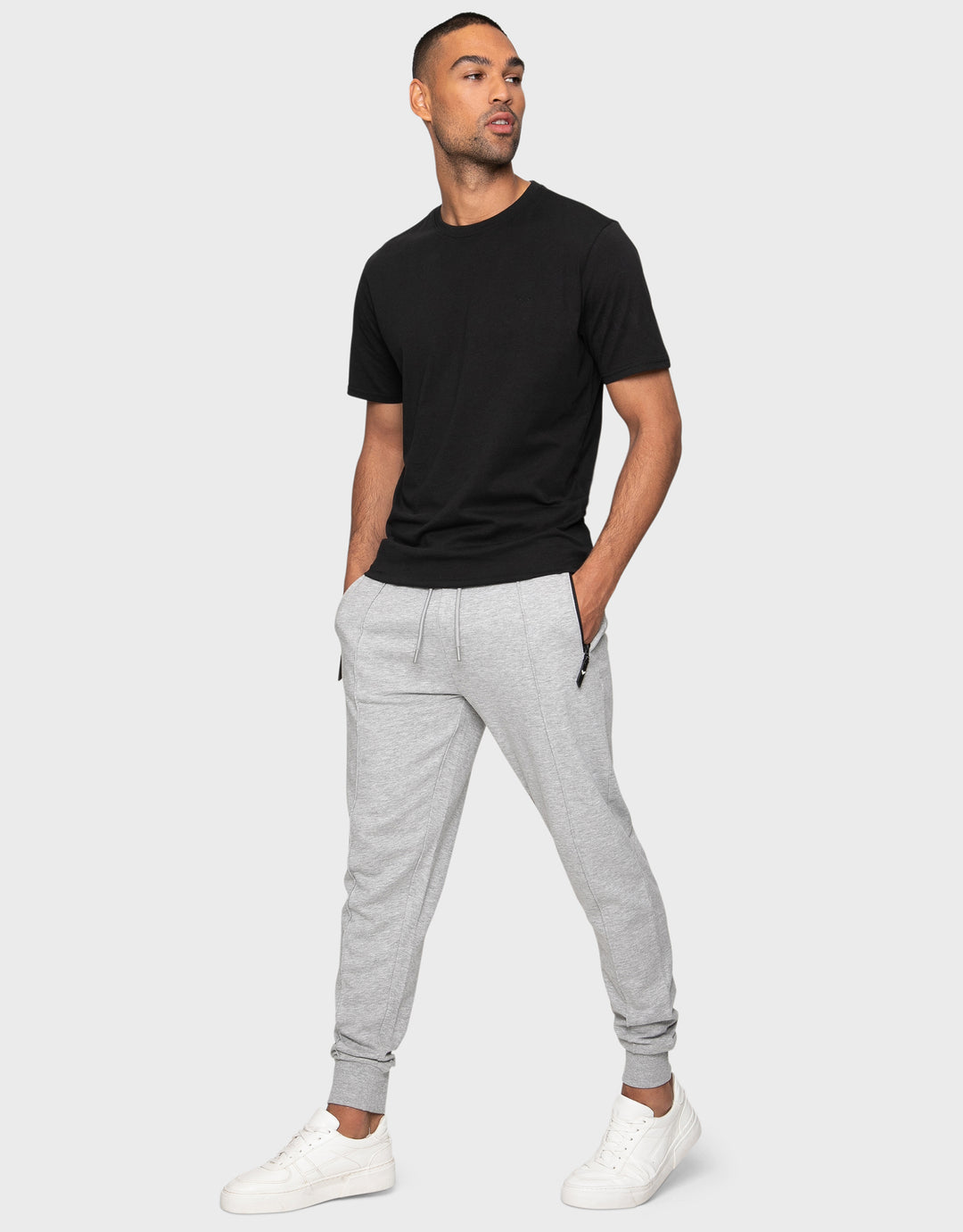 Grey Marl Fleece Joggers