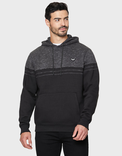 Men's Black Space Dye Pullover Hoodie – Threadbare