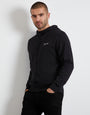 Black Script Pullover Hoodie