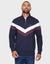 Navy Stripe Quarter-Zip Jumper
