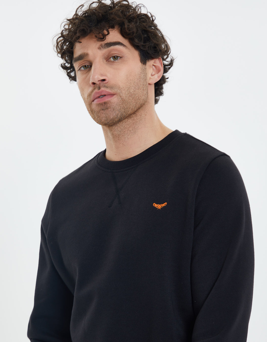 Black Crew Neck Sweatshirt