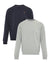 Navy & Grey Marl Crew Neck Sweatshirts (2 Pack)