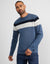 Denim Blue Colourblock Jumper