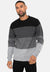 Black Ombré Crew Neck Jumper