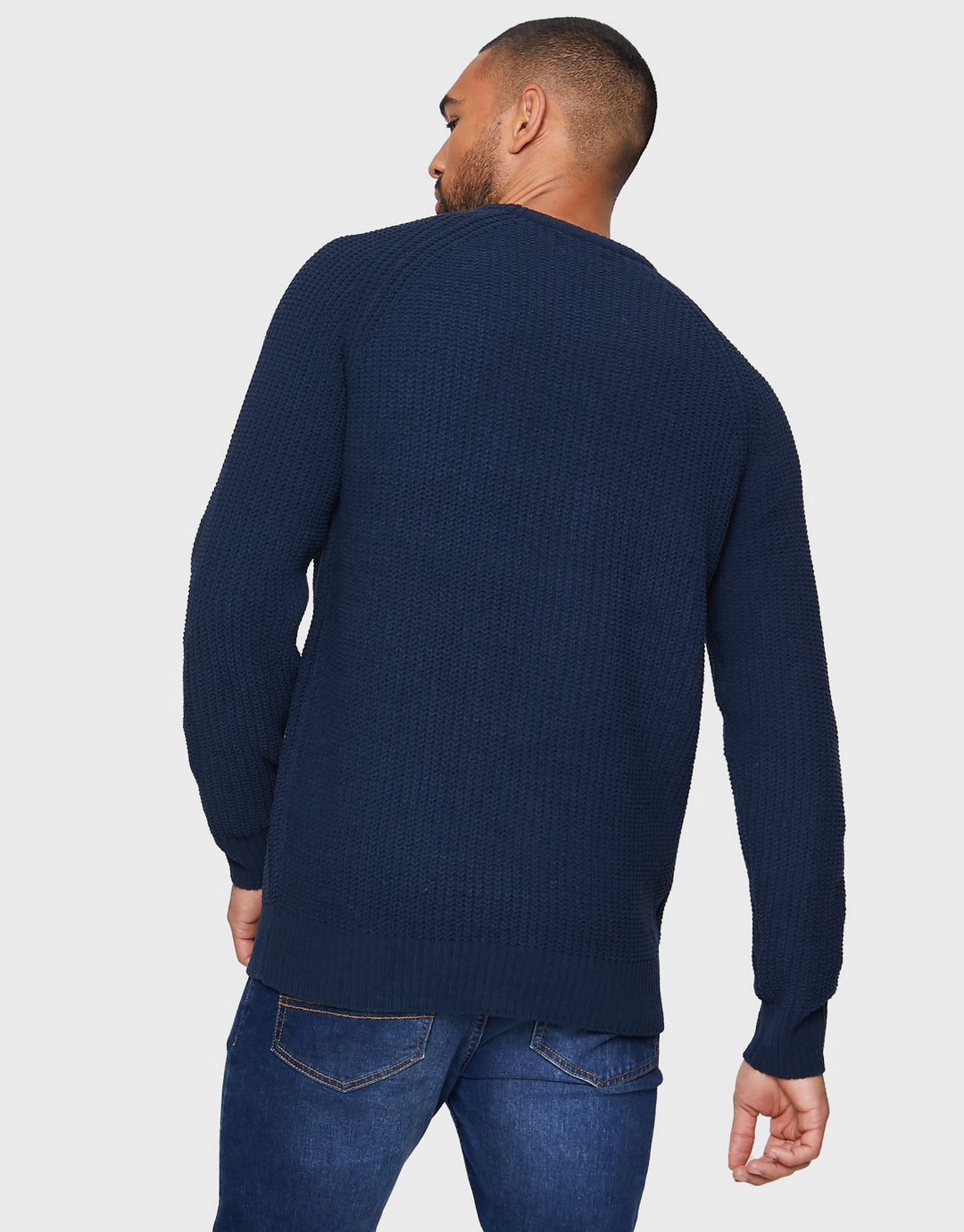 Navy Crew Neck Jumper