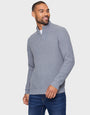 Grey Quarter Zip Jumper