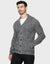 Charcoal Grey Shawl Cardigan