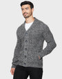 Charcoal Grey Shawl Cardigan