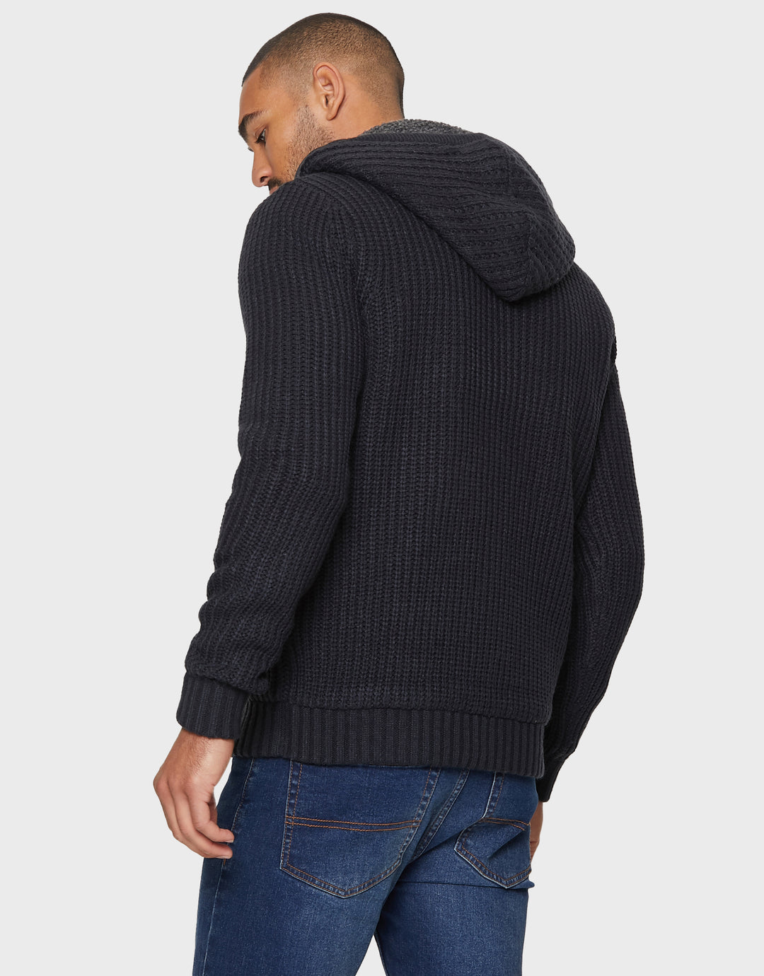 Navy Zip-Through Hoodie