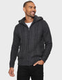 Charcoal Zip-Through Hoodie