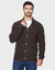 Chocolate Brown Shawl Cardigan