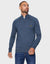 Denim Twist Quarter Zip Jumper