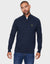 Navy Quarter Zip Jumper