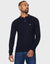 Navy Polo Neck Jumper