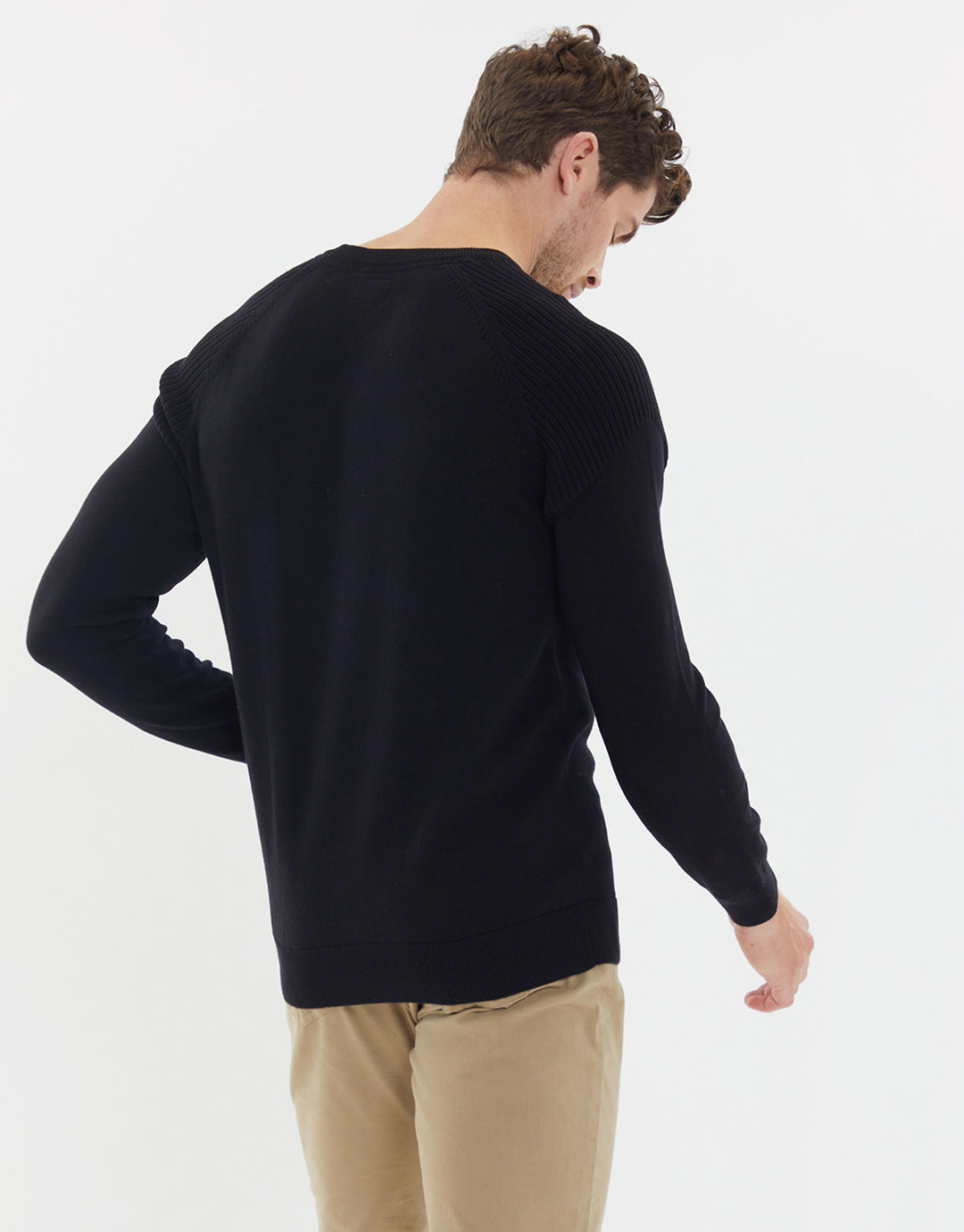 Black Raglan Jumper