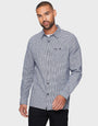 Blue Dogtooth Long Sleeve Shirt