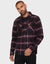 Burgundy Check Shacket