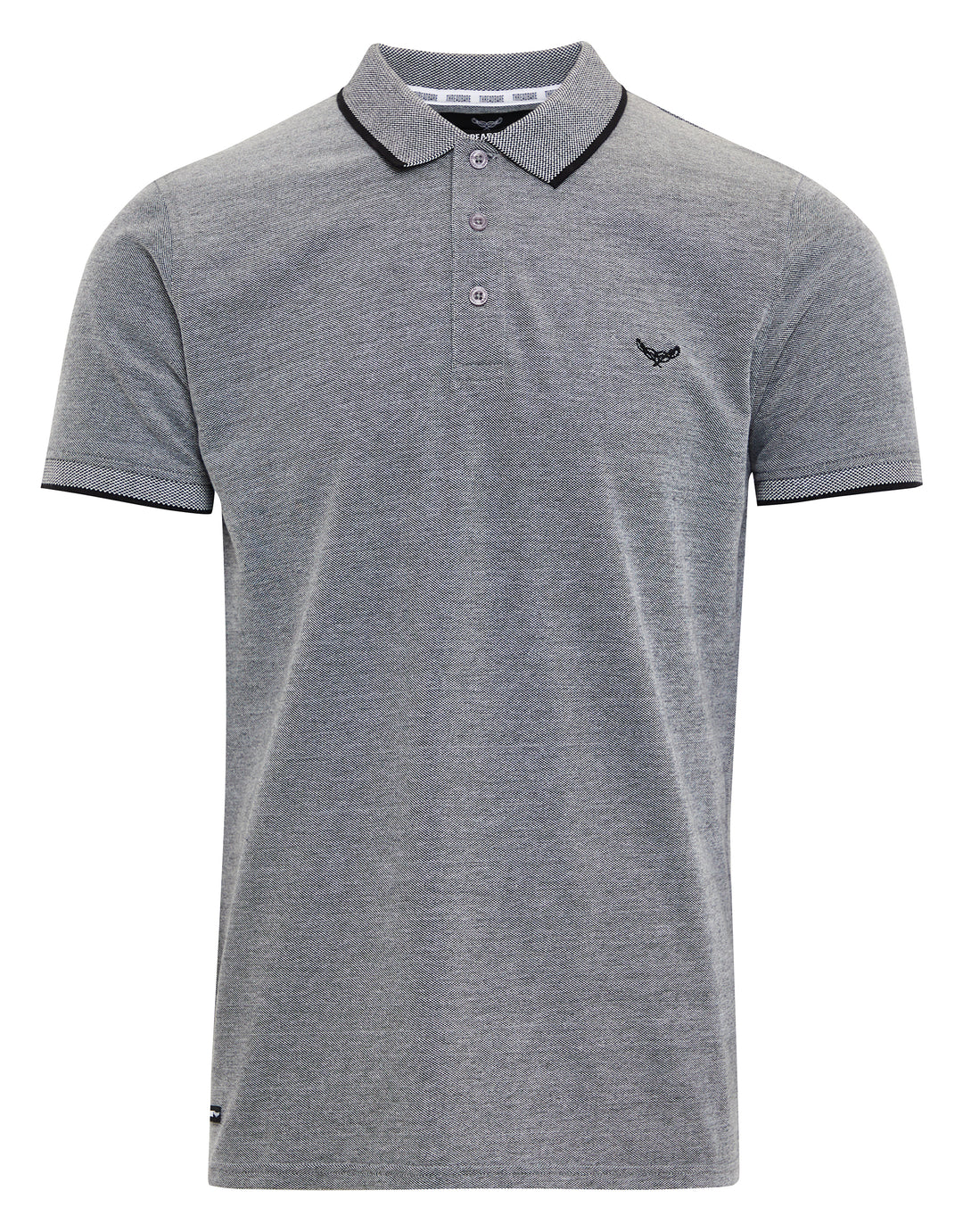 Grey Marl Pique Classic Polo Shirt
