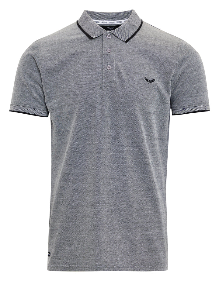 Grey Marl Pique Classic Polo Shirt