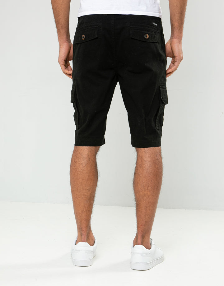 Black Cargo Shorts