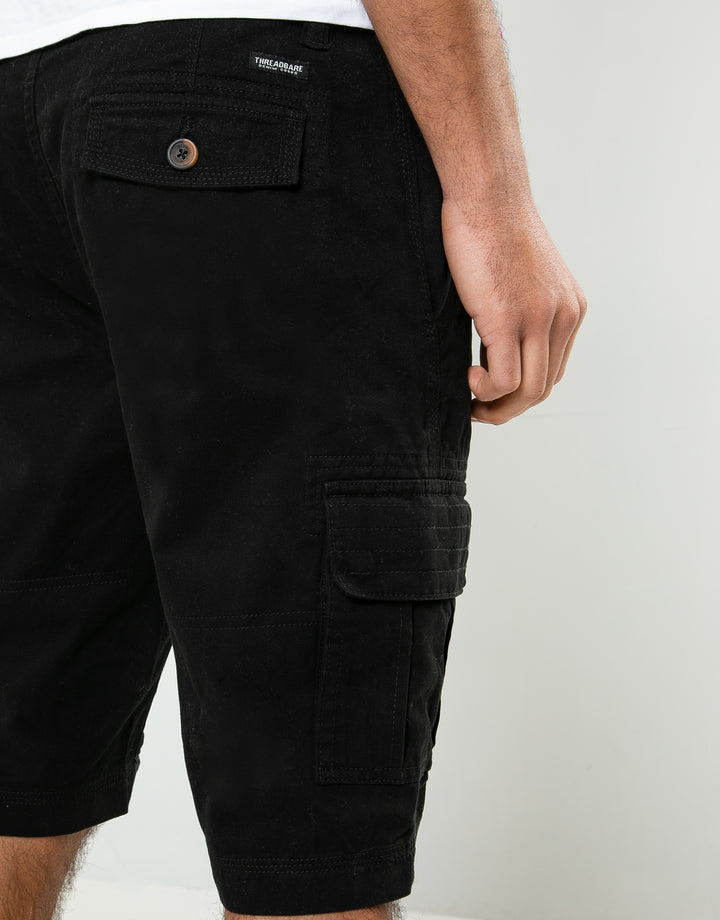 Black Cargo Shorts