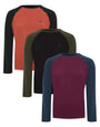 Dusk Mix Raglan Long Sleeve T-Shirts (3 Pack)