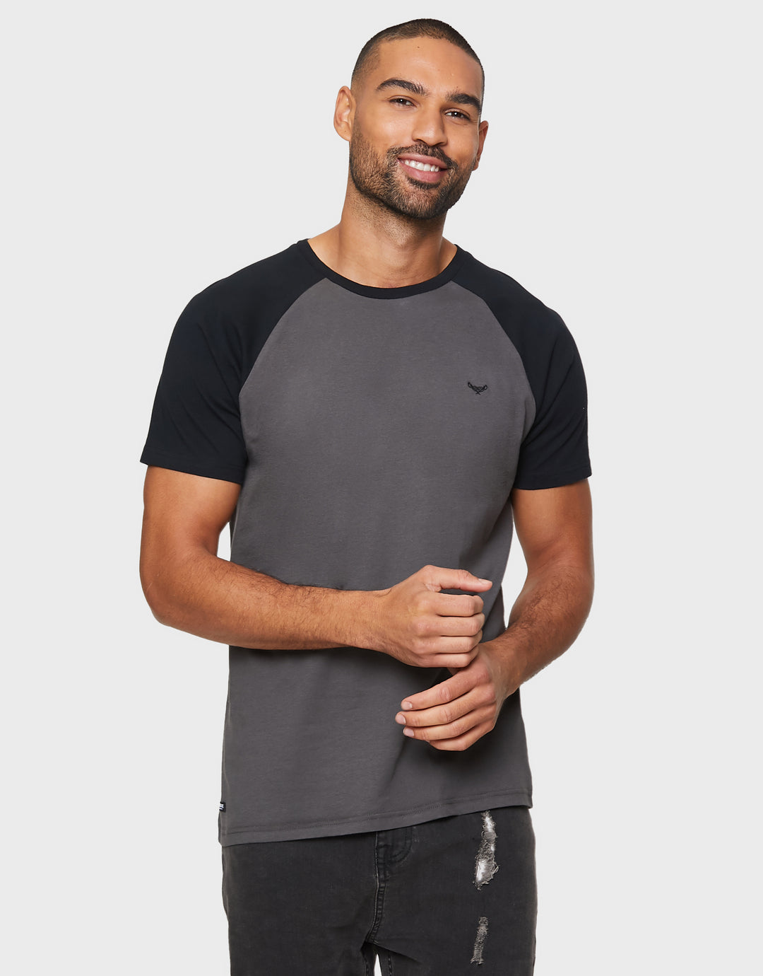 Crew Neck Raglan Short Sleeve T-Shirts (3 Pack)