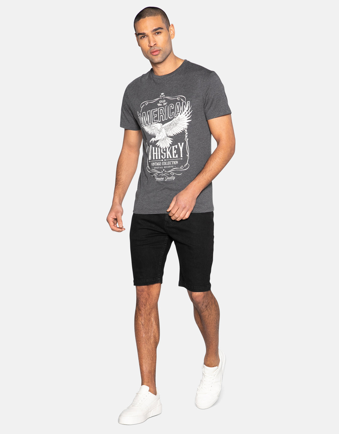 Grey Eagle Crew Neck T-Shirt