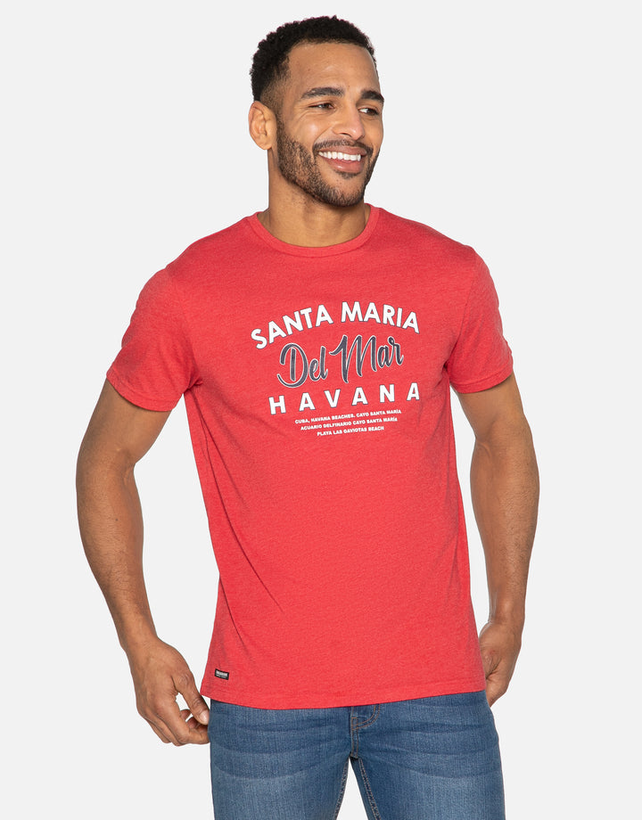 Red Havana Crew Neck T-Shirt