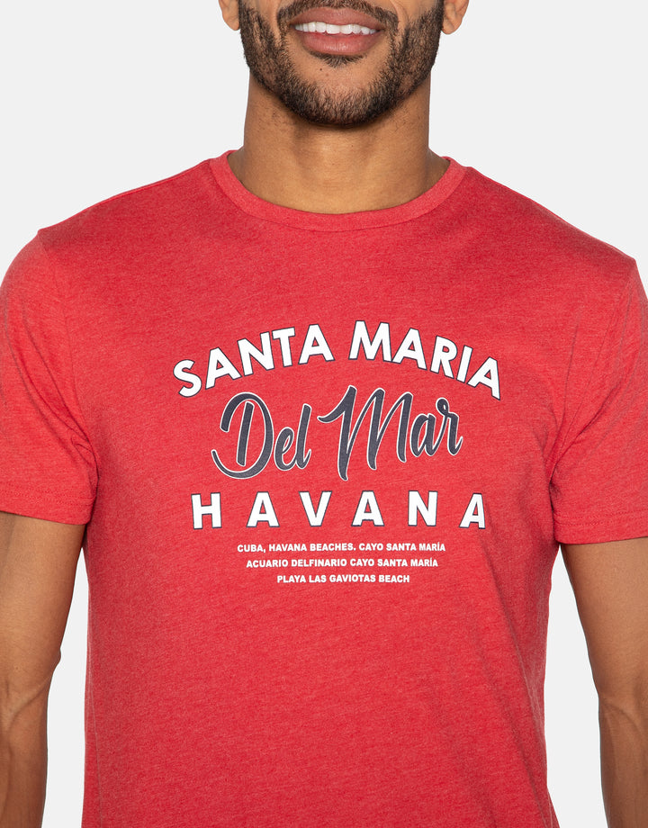 Red Havana Crew Neck T-Shirt