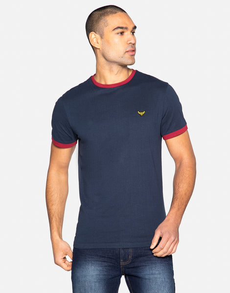 Men's Navy Crew Neck T-Shirt – Threadbare