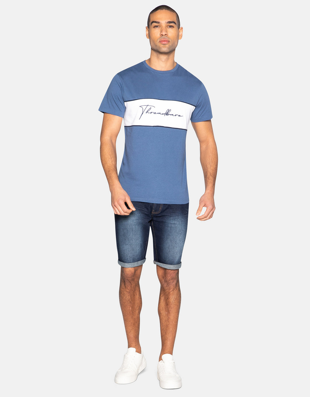 Blue Chest Stripe T-Shirt