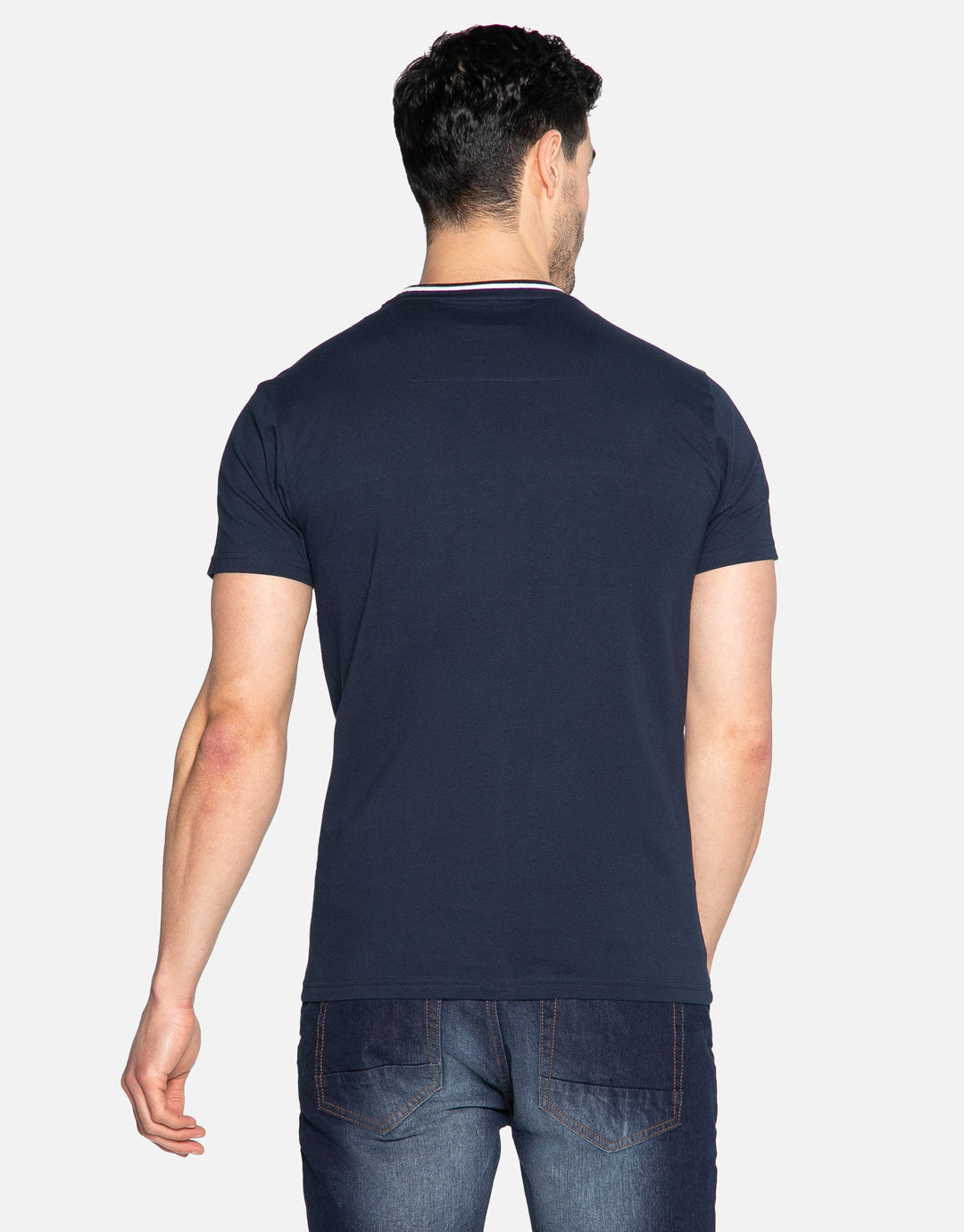 Navy Camo Stripe T-Shirt